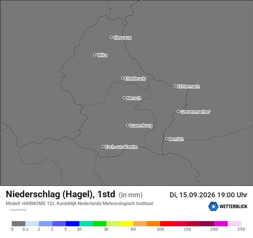 Modellkarte HARMONIE – prg_gsp – luxemburg