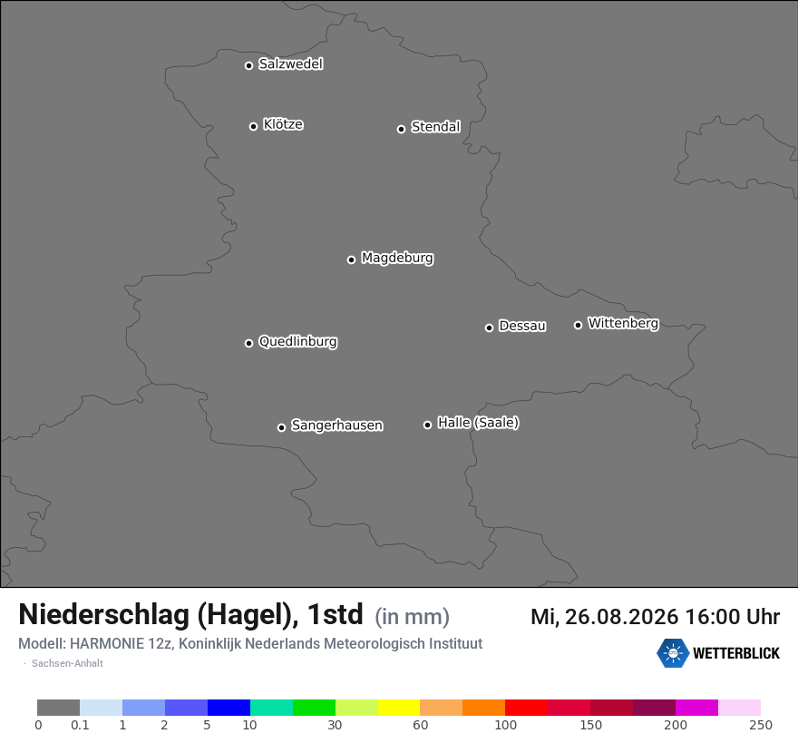 Modellkarte HARMONIE – prg_gsp – st