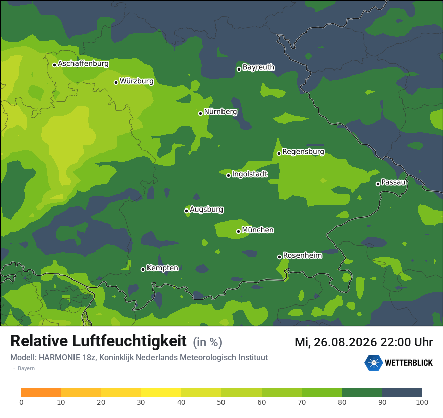 Modellkarte HARMONIE – relhum – by