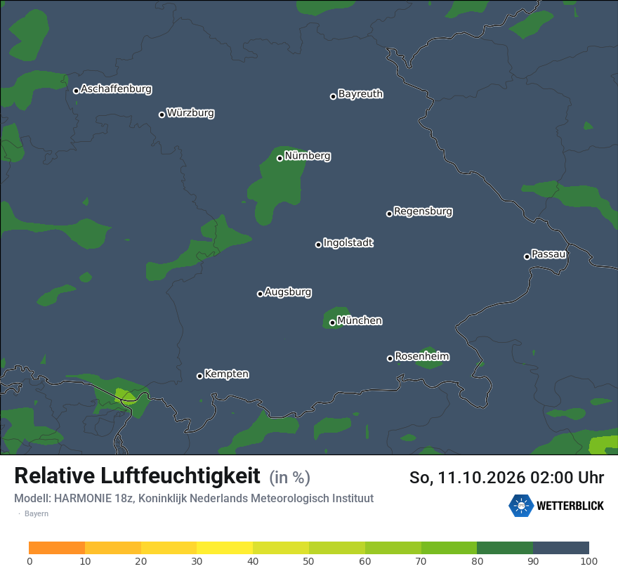 Modellkarte HARMONIE – relhum – by