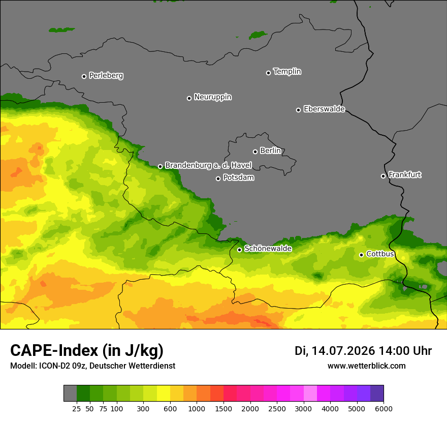 Modellkarte ICON-D2 – cape – bb