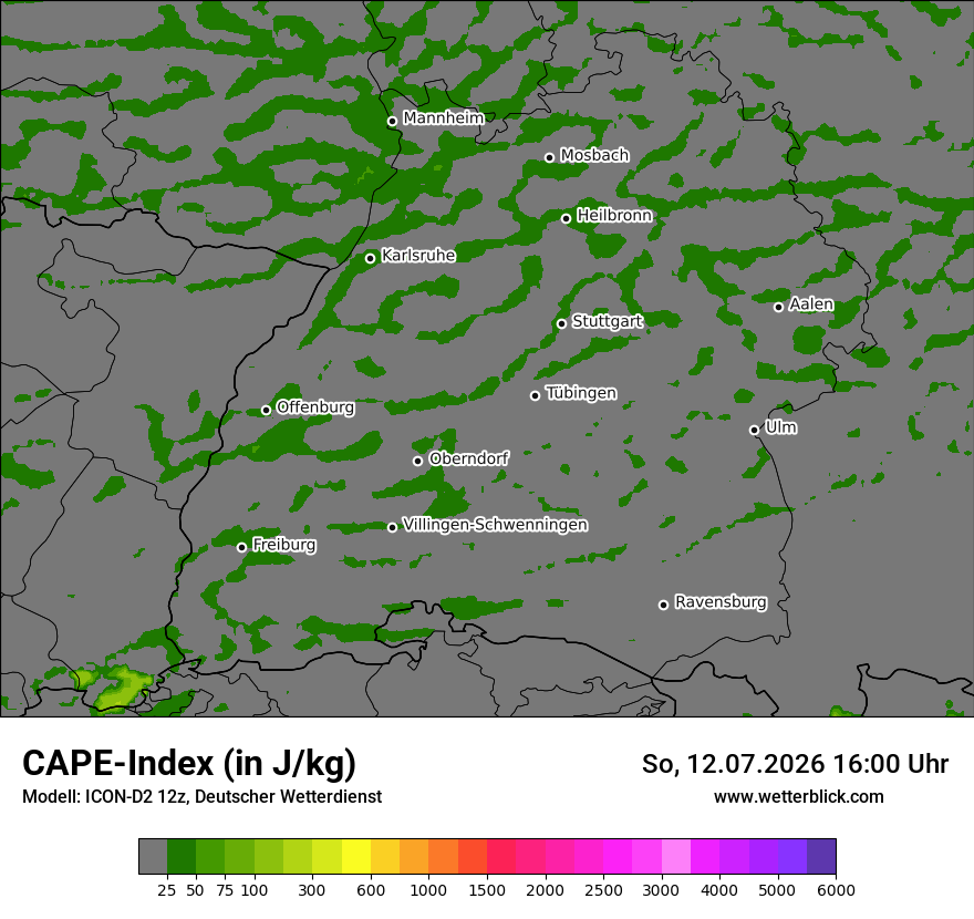 Modellkarte ICON-D2 – cape – bw