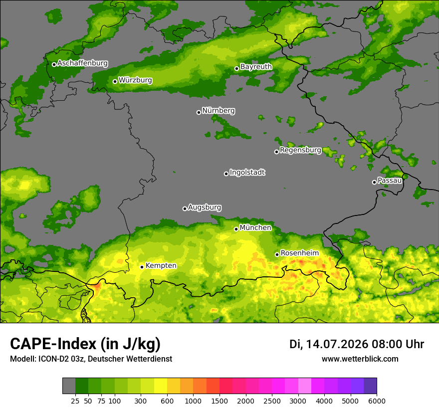 Modellkarte ICON-D2 – cape – by
