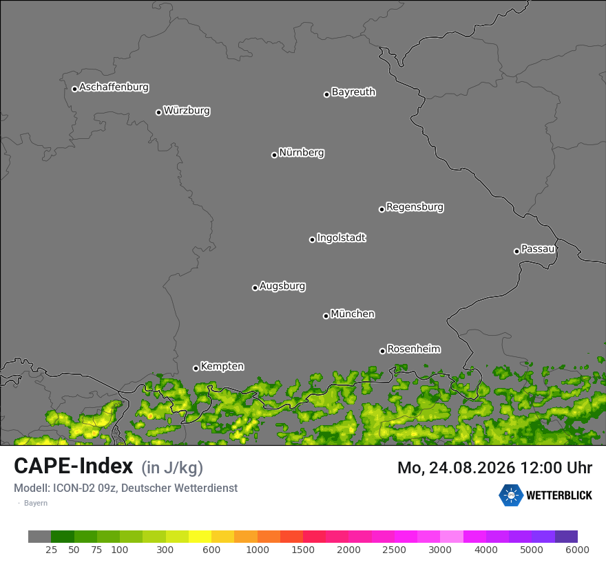 Modellkarte ICON-D2 – cape – by