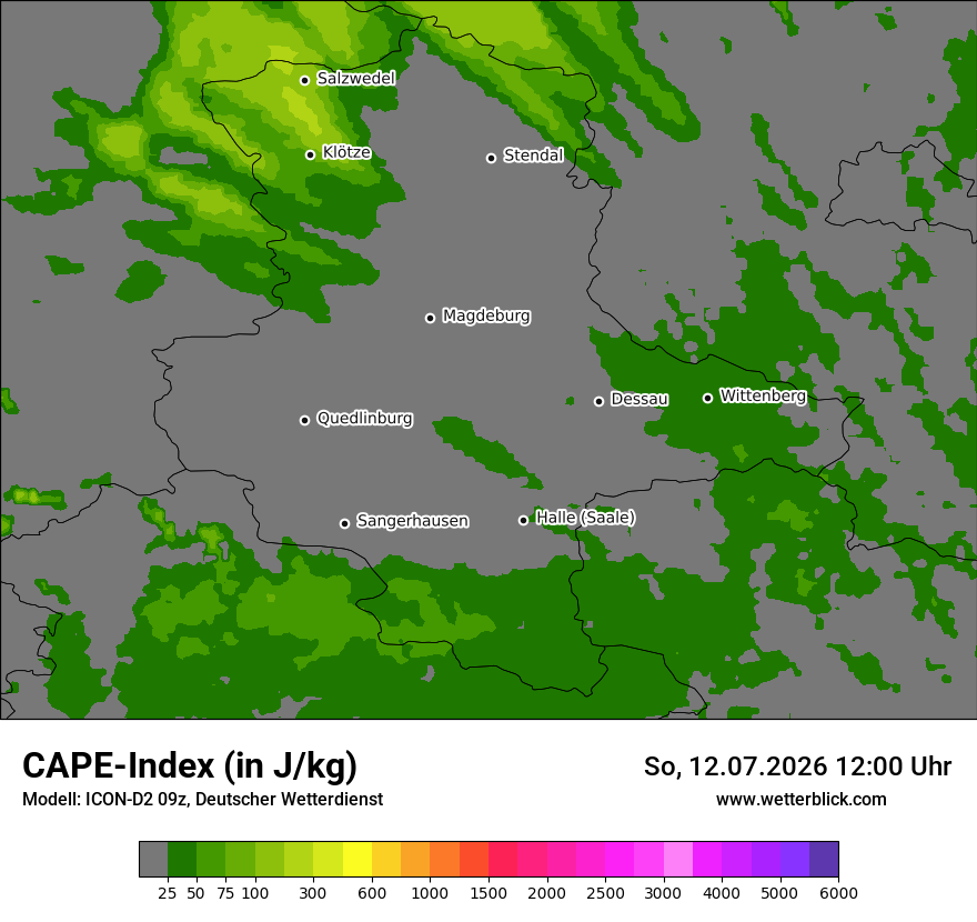 Modellkarte ICON-D2 – cape – st