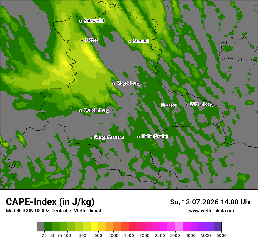 Modellkarte ICON-D2 – cape – st