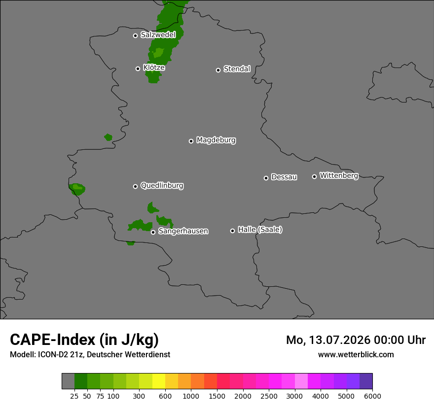 Modellkarte ICON-D2 – cape – st