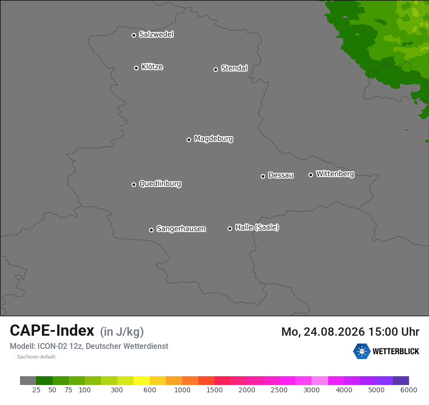 Modellkarte ICON-D2 – cape – st