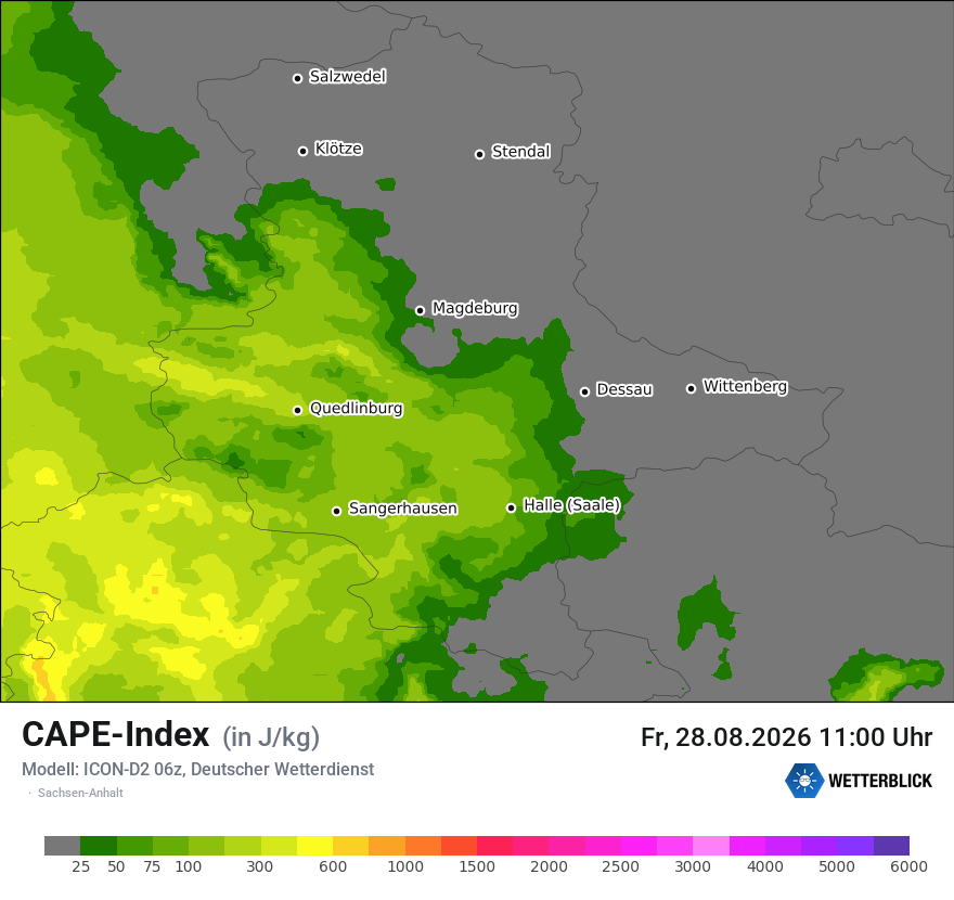 Modellkarte ICON-D2 – cape – st