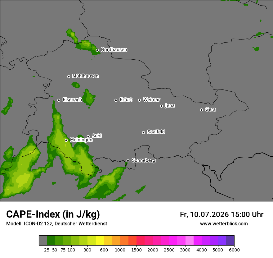 Modellkarte ICON-D2 – cape – th
