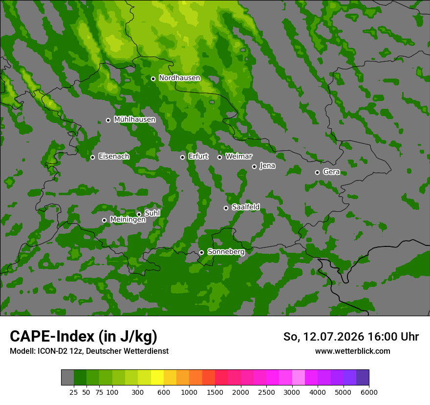 Modellkarte ICON-D2 – cape – th