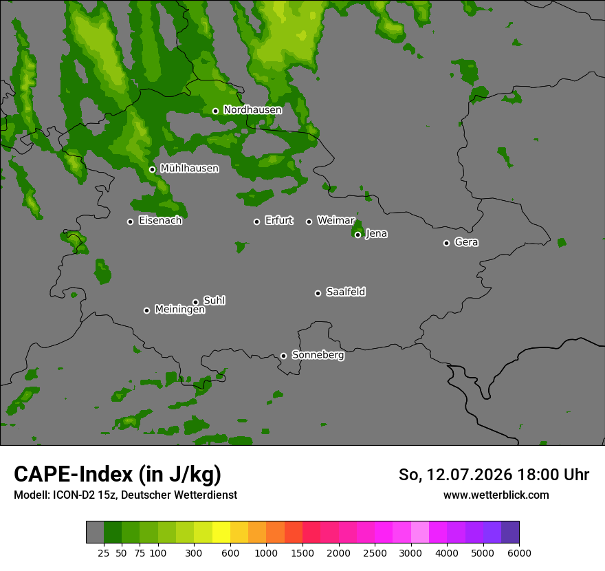 Modellkarte ICON-D2 – cape – th