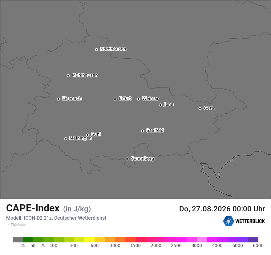 Modellkarte ICON-D2 – cape – th