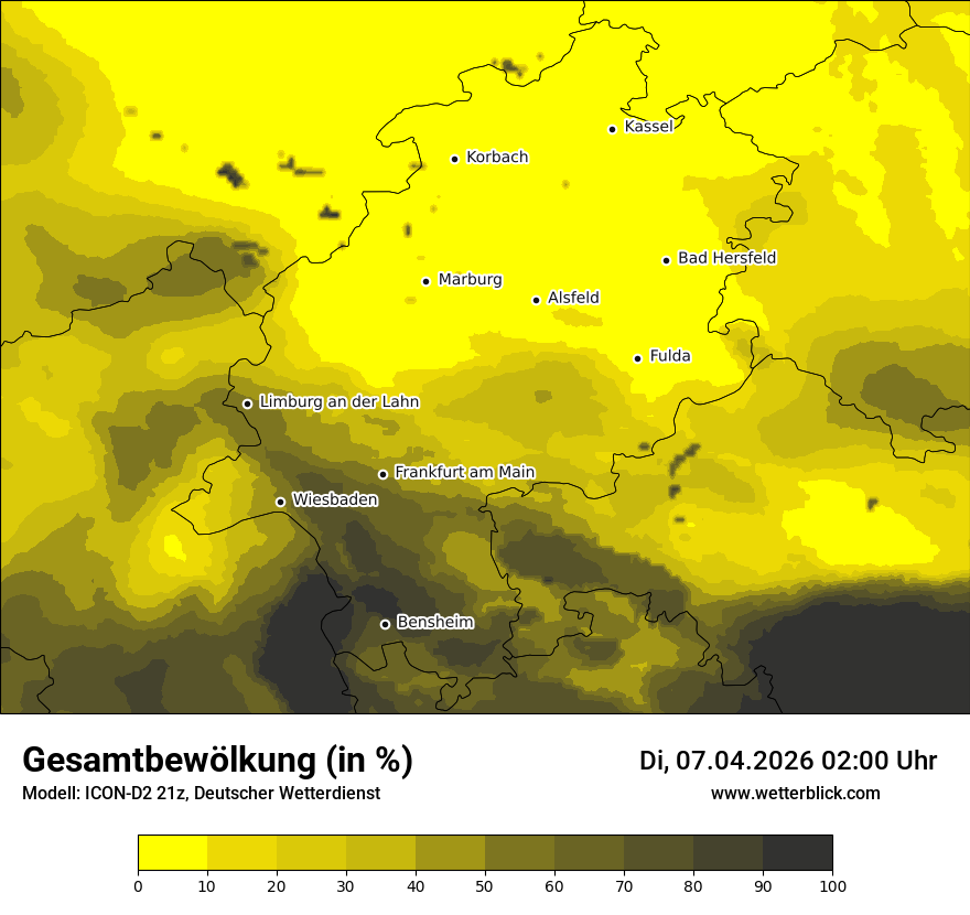 Modellkarte ICON-D2 – clct – he