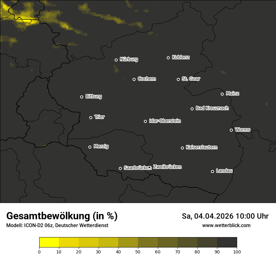 Modellkarte ICON-D2 – clct – rp