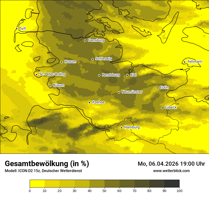 Modellkarte ICON-D2 – clct – sh