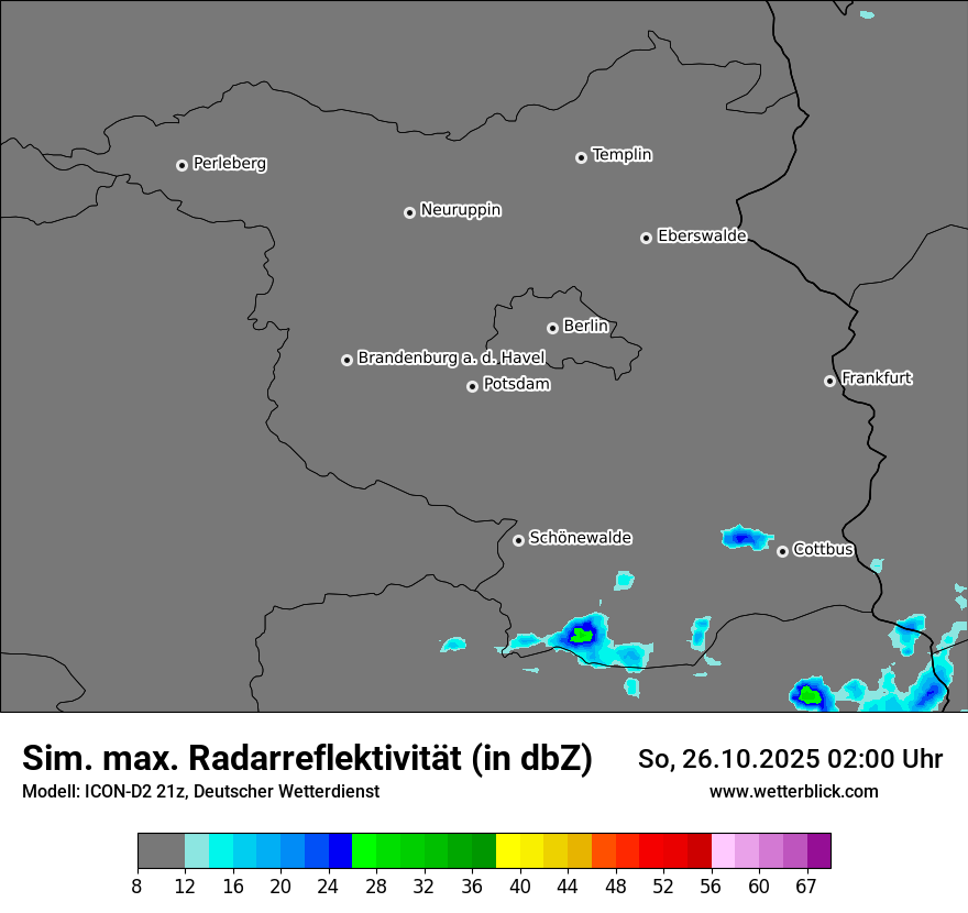 Modellkarten Simuliertes Radarbild Modellkarten Simuliertes Radarbild