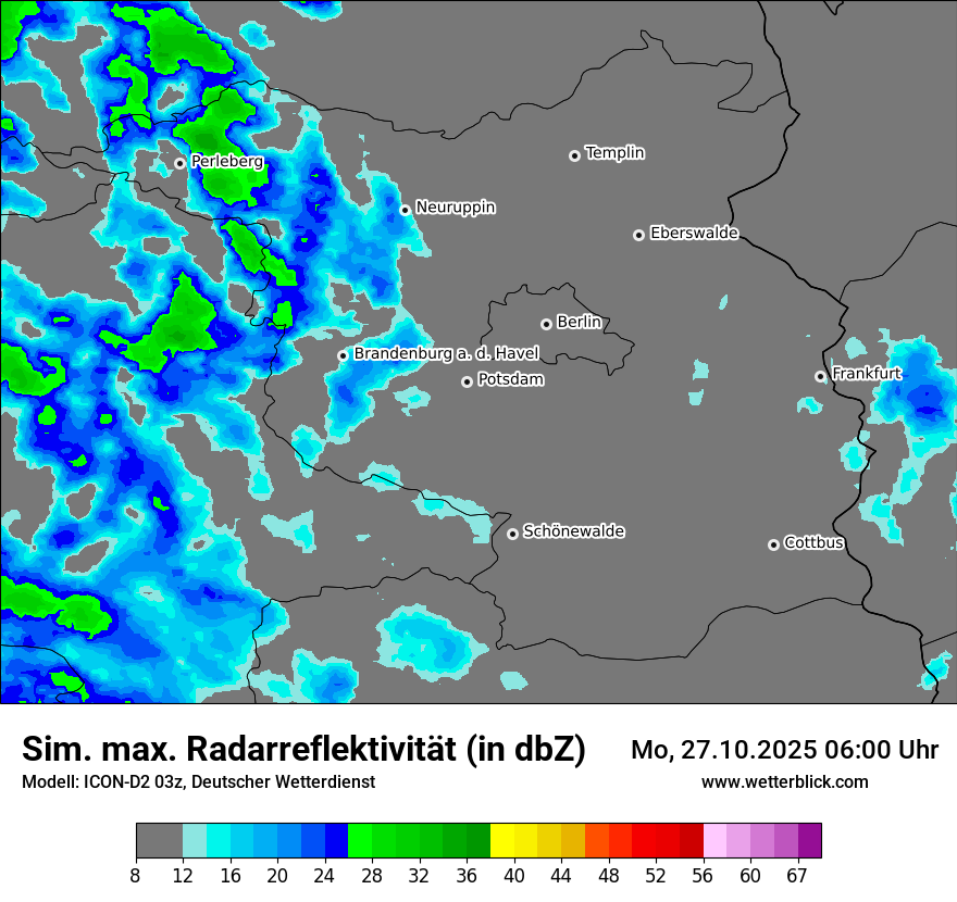 Modellkarten Simuliertes Radarbild Modellkarten Simuliertes Radarbild