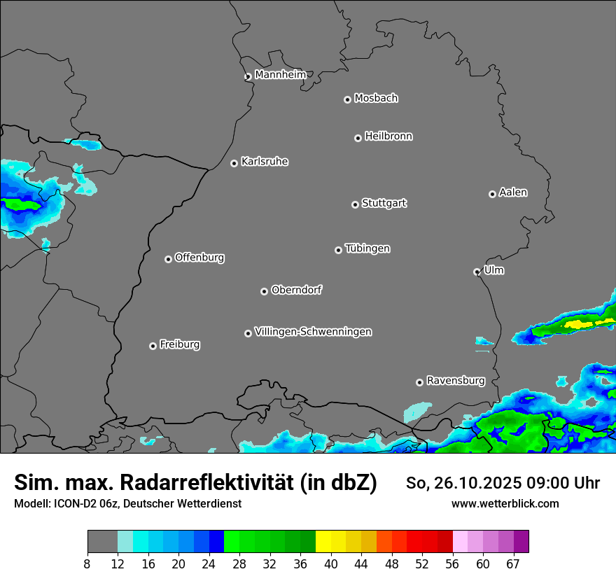 Modellkarten Simuliertes Radarbild Modellkarten Simuliertes Radarbild