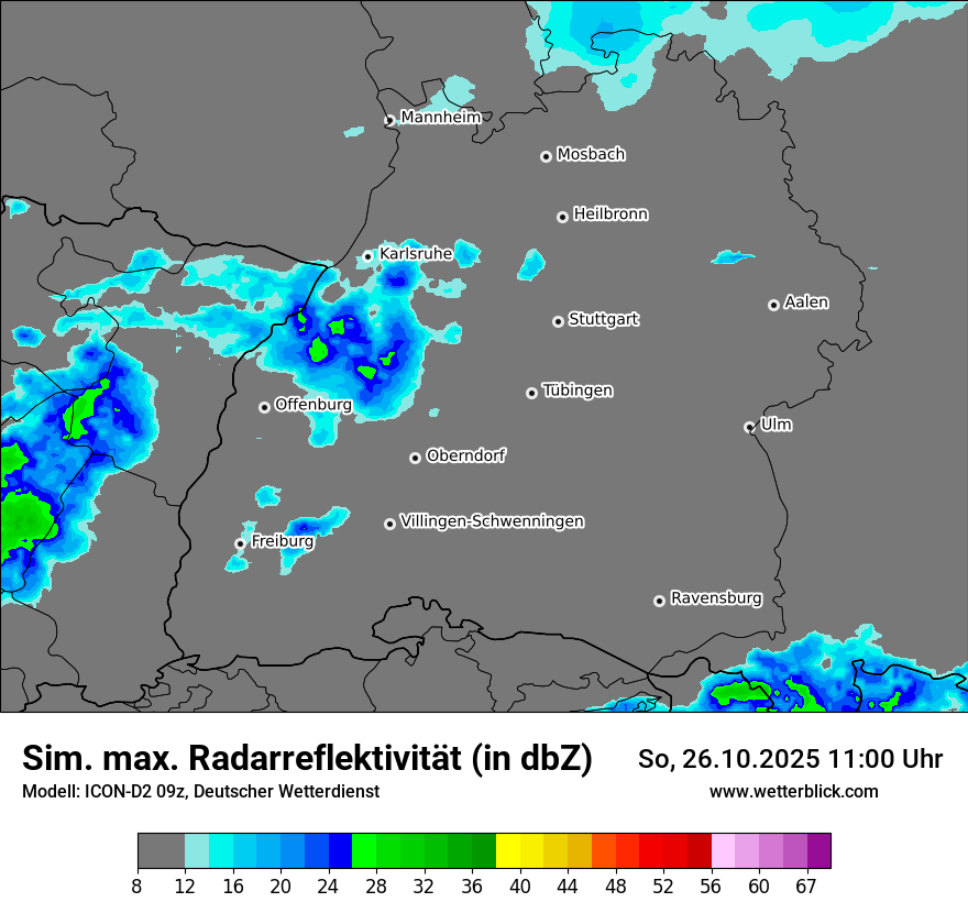 Modellkarten Simuliertes Radarbild Modellkarten Simuliertes Radarbild