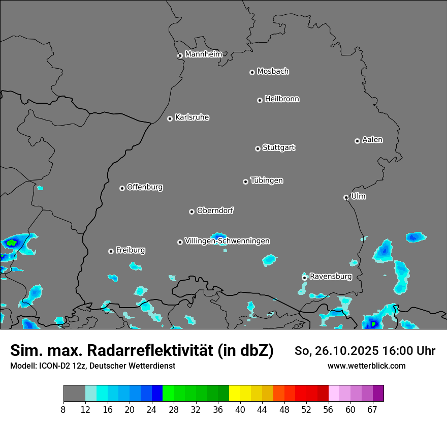 Modellkarten Simuliertes Radarbild Modellkarten Simuliertes Radarbild
