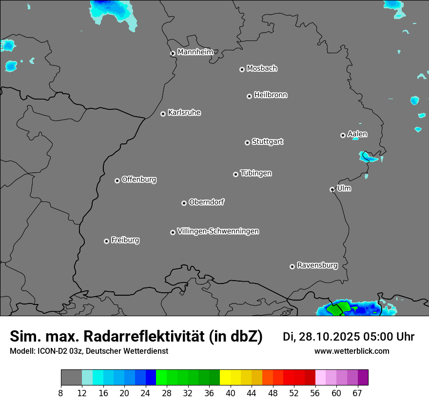 Modellkarten Simuliertes Radarbild Modellkarten Simuliertes Radarbild