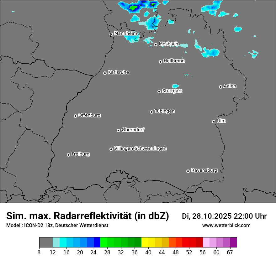 Modellkarten Simuliertes Radarbild Modellkarten Simuliertes Radarbild