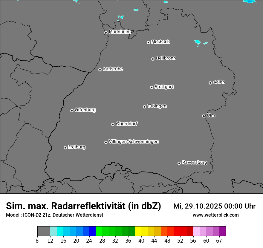 Modellkarten Simuliertes Radarbild Modellkarten Simuliertes Radarbild