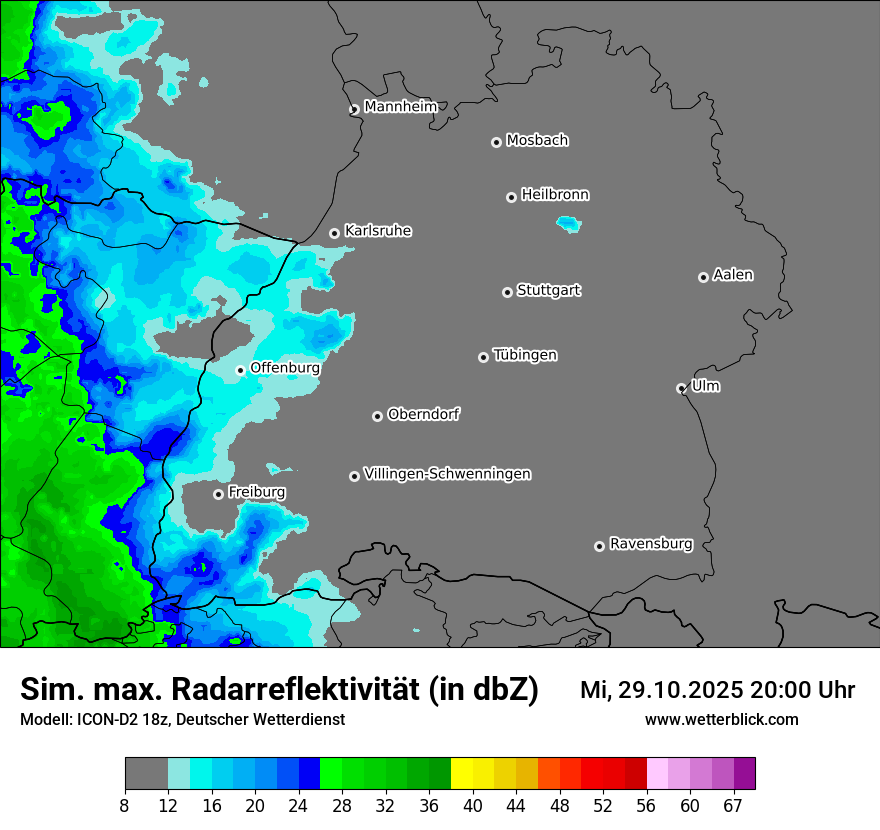 Modellkarten Simuliertes Radarbild Modellkarten Simuliertes Radarbild