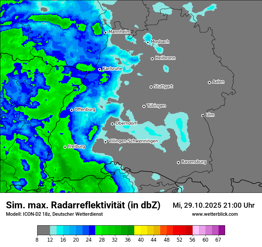 Modellkarten Simuliertes Radarbild Modellkarten Simuliertes Radarbild