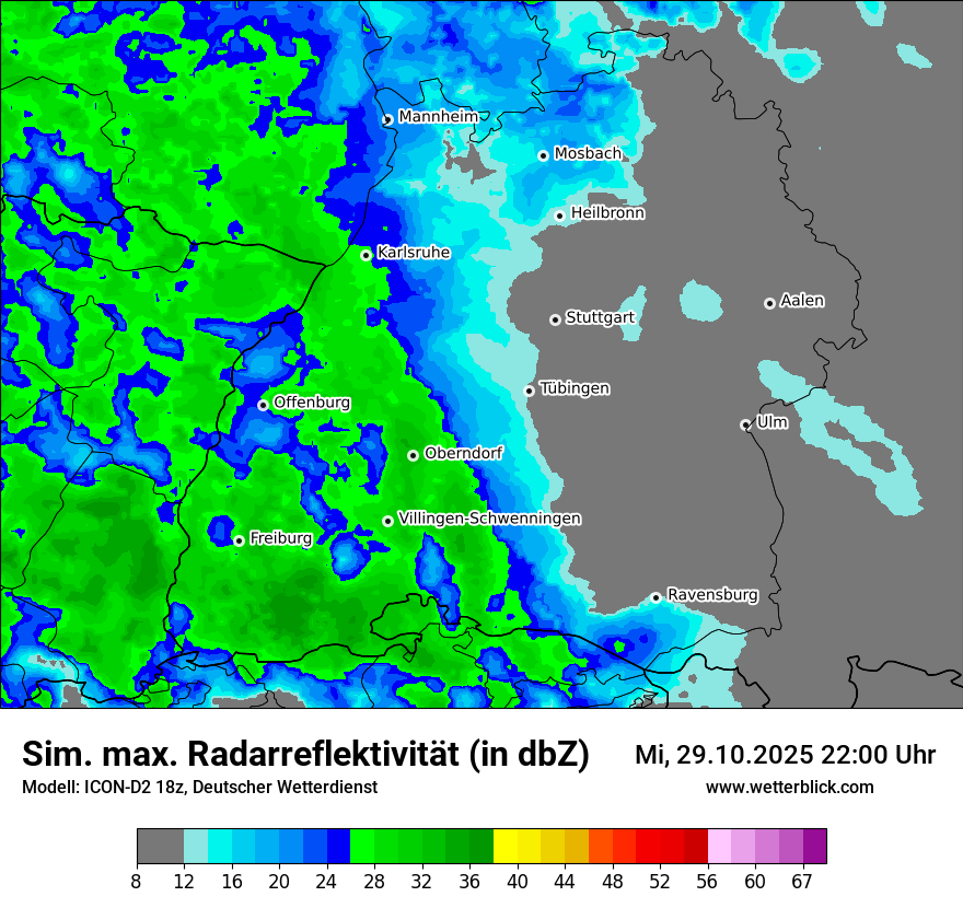 Modellkarten Simuliertes Radarbild Modellkarten Simuliertes Radarbild