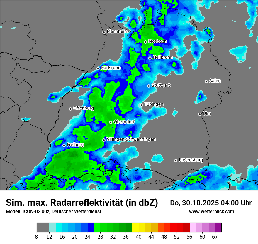 Modellkarten Simuliertes Radarbild Modellkarten Simuliertes Radarbild