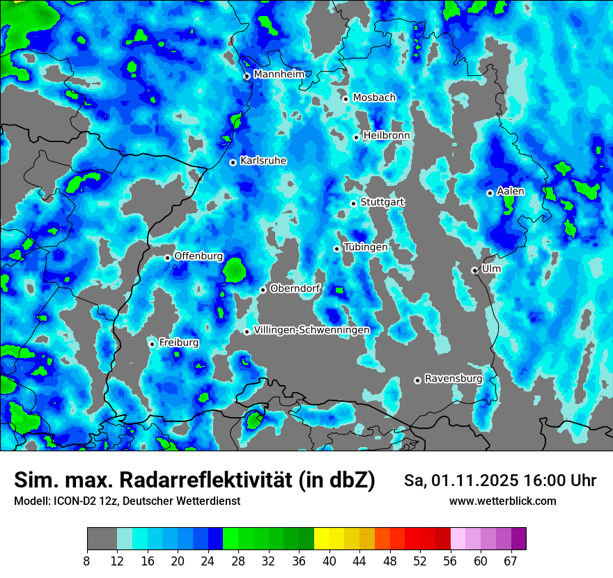 Modellkarten Simuliertes Radarbild Modellkarten Simuliertes Radarbild