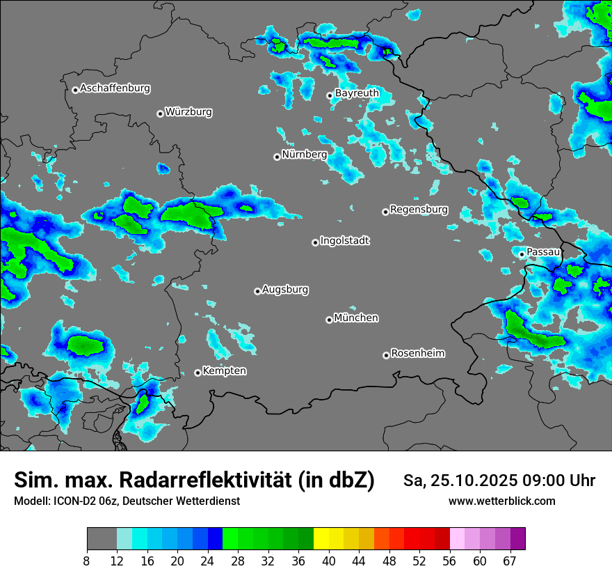 Modellkarten Simuliertes Radarbild Modellkarten Simuliertes Radarbild