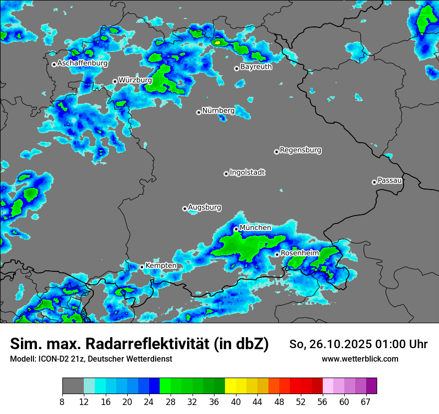 Modellkarten Simuliertes Radarbild Modellkarten Simuliertes Radarbild