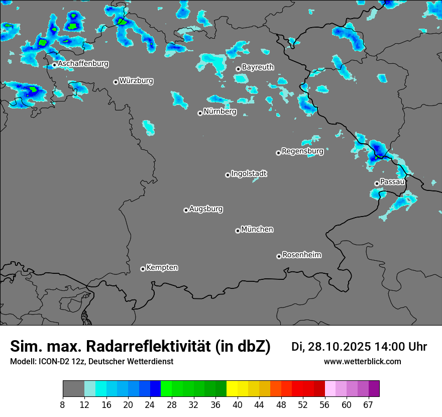 Modellkarten Simuliertes Radarbild Modellkarten Simuliertes Radarbild