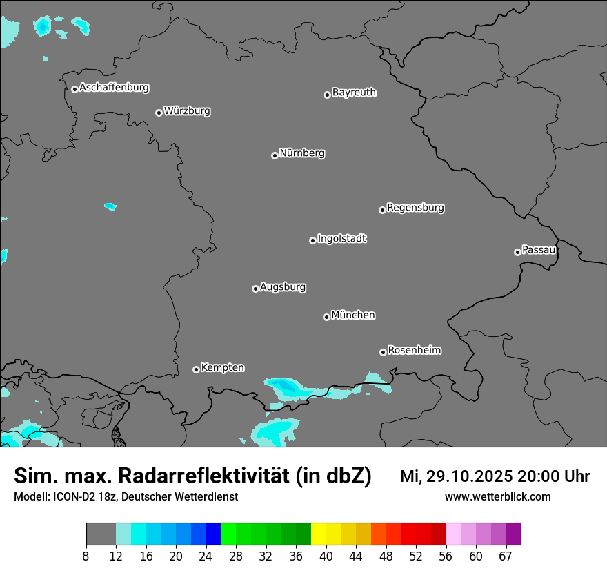 Modellkarten Simuliertes Radarbild Modellkarten Simuliertes Radarbild