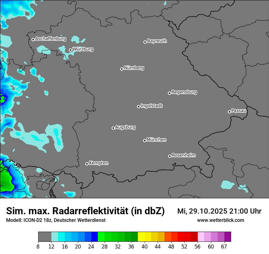 Modellkarten Simuliertes Radarbild Modellkarten Simuliertes Radarbild
