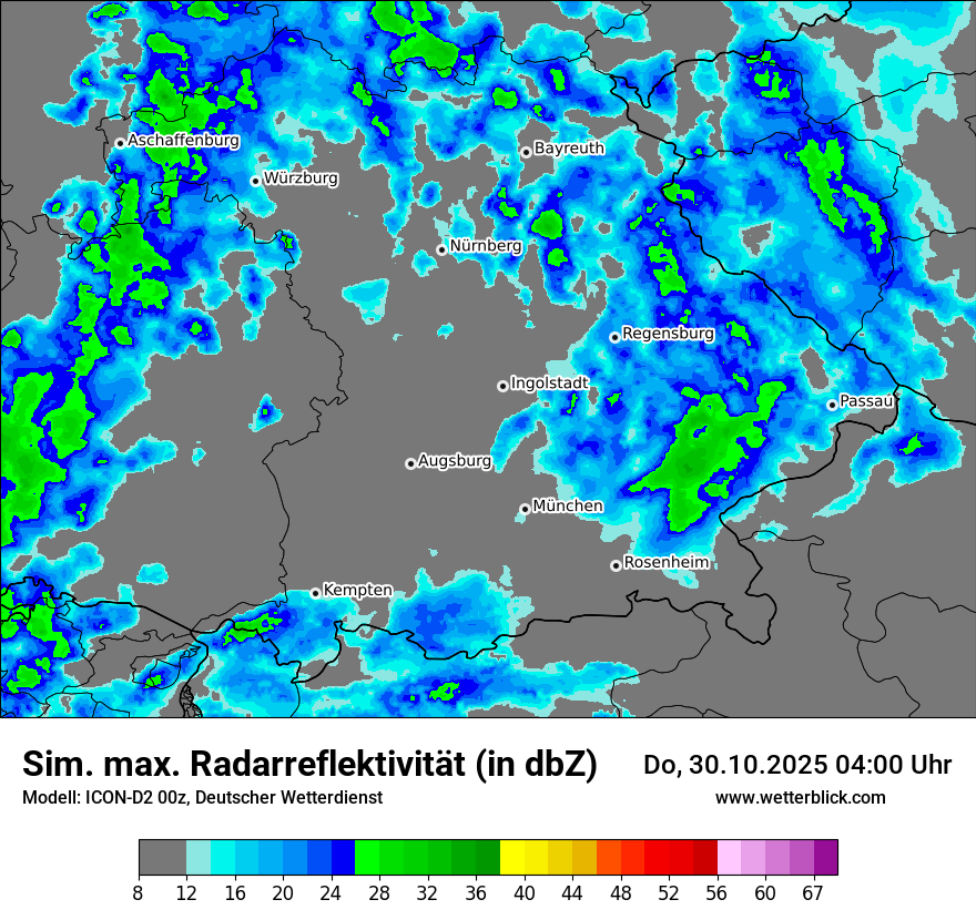 Modellkarten Simuliertes Radarbild Modellkarten Simuliertes Radarbild