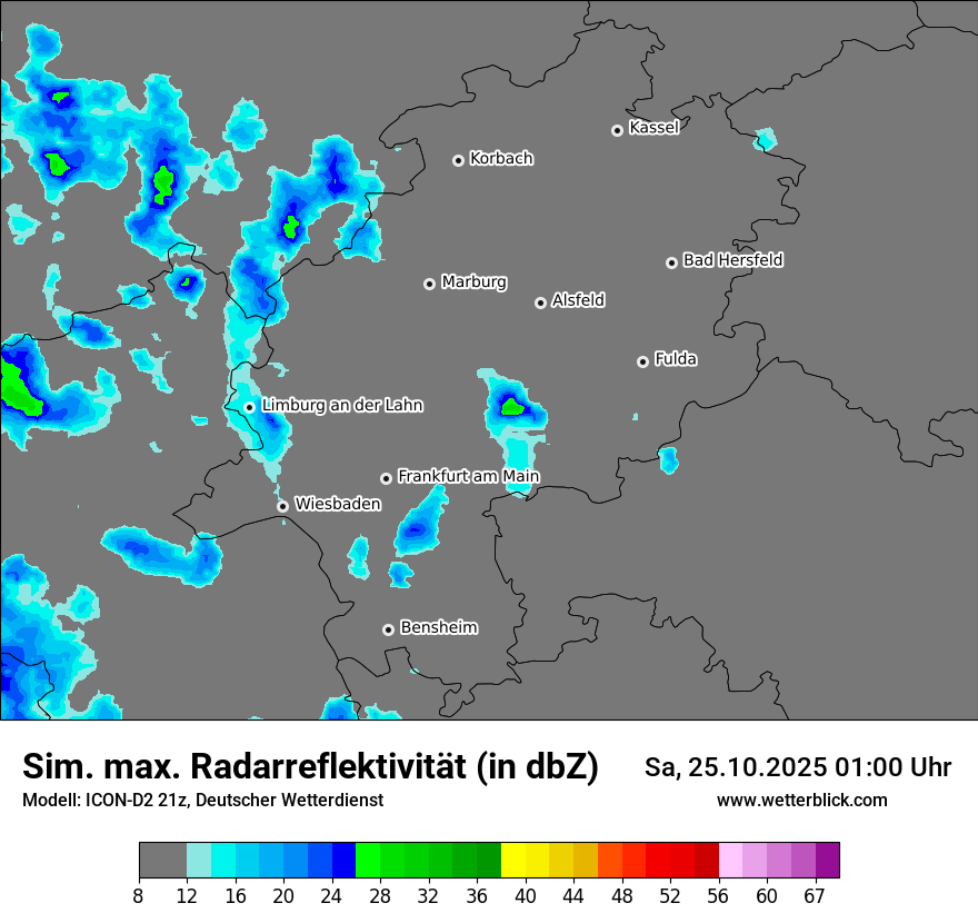 Modellkarten Simuliertes Radarbild Modellkarten Simuliertes Radarbild