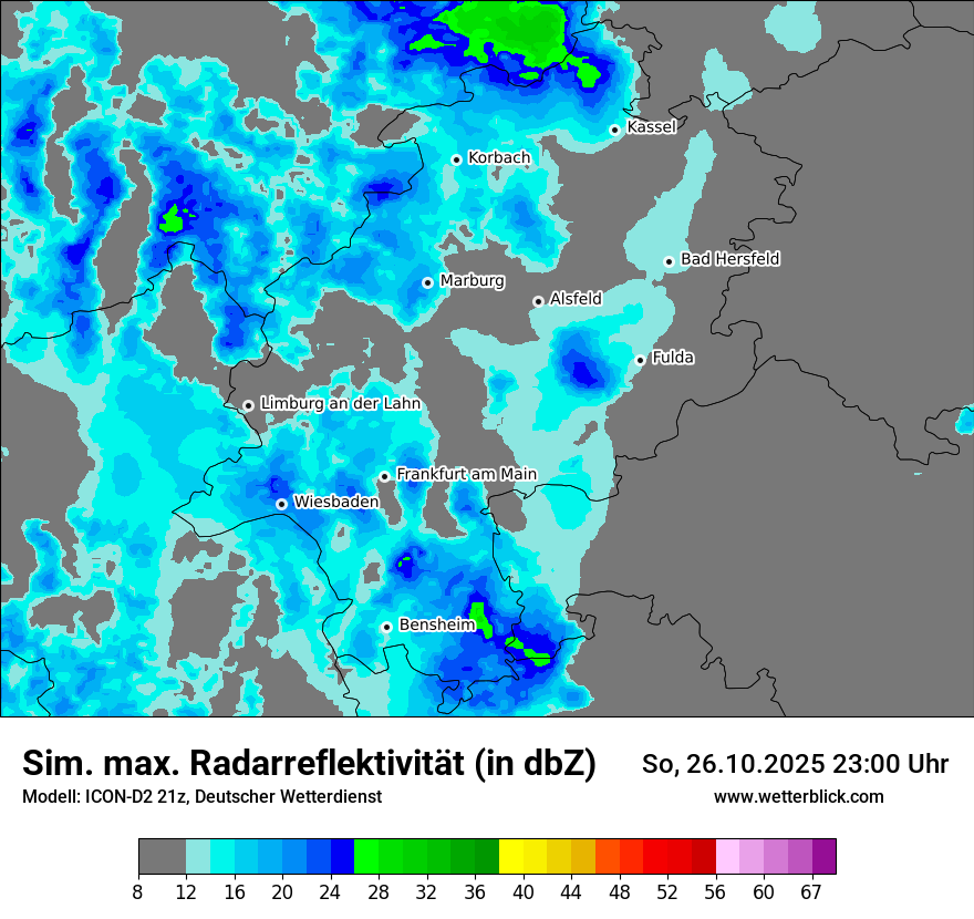 Modellkarten Simuliertes Radarbild Modellkarten Simuliertes Radarbild