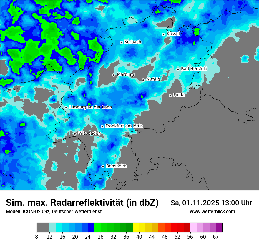 Modellkarten Simuliertes Radarbild Modellkarten Simuliertes Radarbild