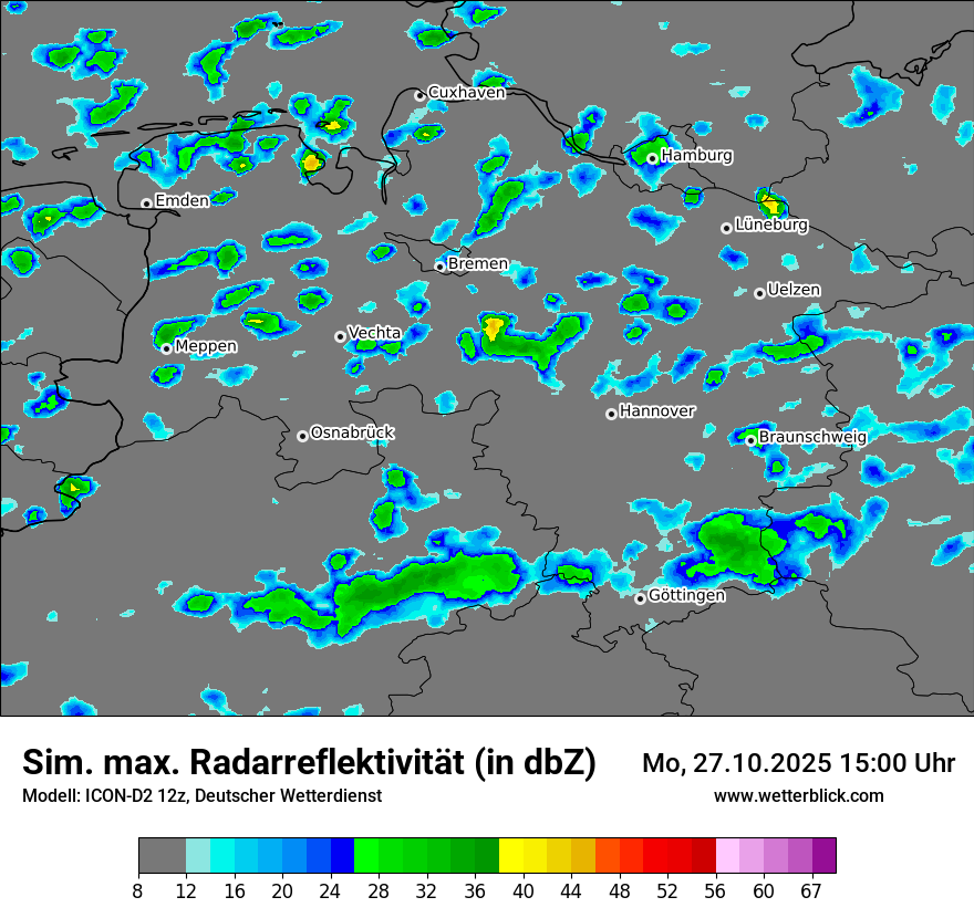 Modellkarten Simuliertes Radarbild Modellkarten Simuliertes Radarbild