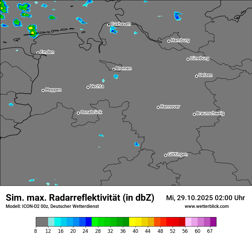 Modellkarten Simuliertes Radarbild Modellkarten Simuliertes Radarbild