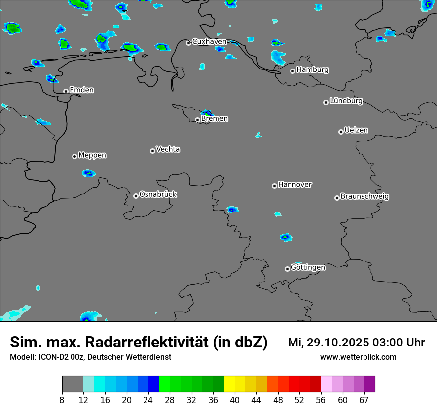 Modellkarten Simuliertes Radarbild Modellkarten Simuliertes Radarbild