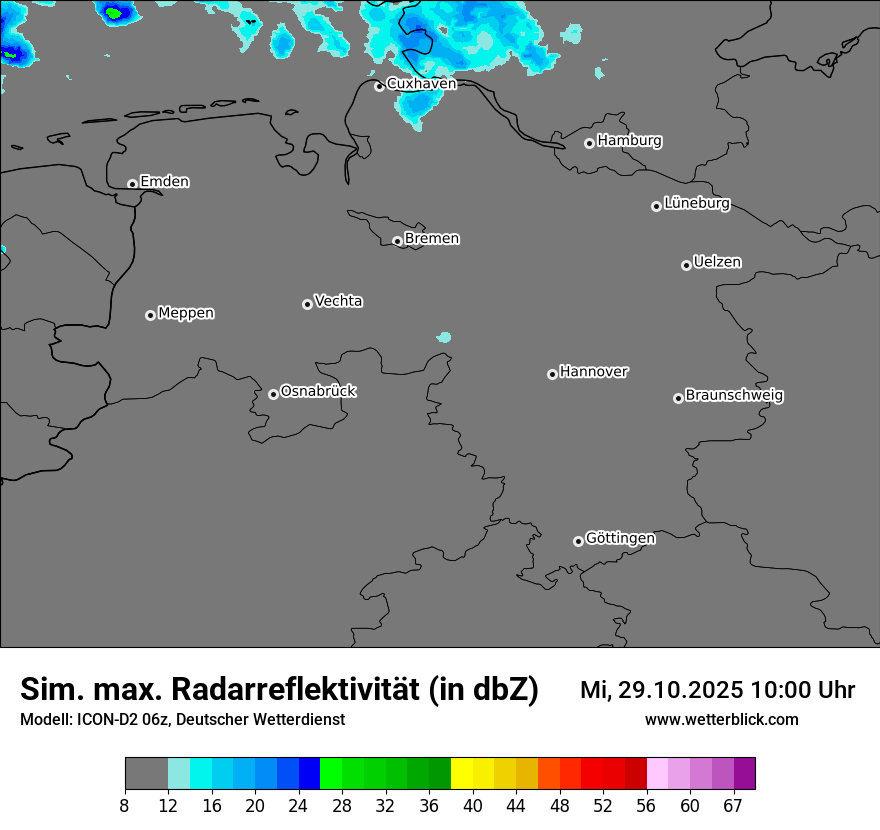 Modellkarten Simuliertes Radarbild Modellkarten Simuliertes Radarbild