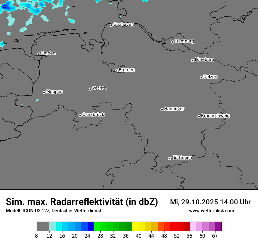 Modellkarten Simuliertes Radarbild Modellkarten Simuliertes Radarbild