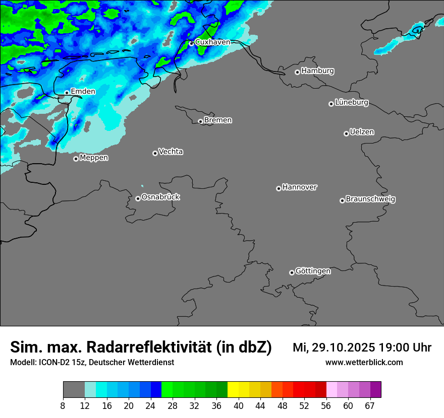 Modellkarten Simuliertes Radarbild Modellkarten Simuliertes Radarbild