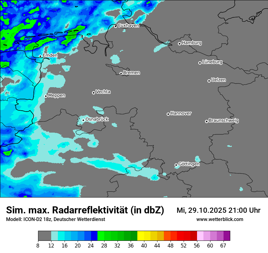 Modellkarten Simuliertes Radarbild Modellkarten Simuliertes Radarbild