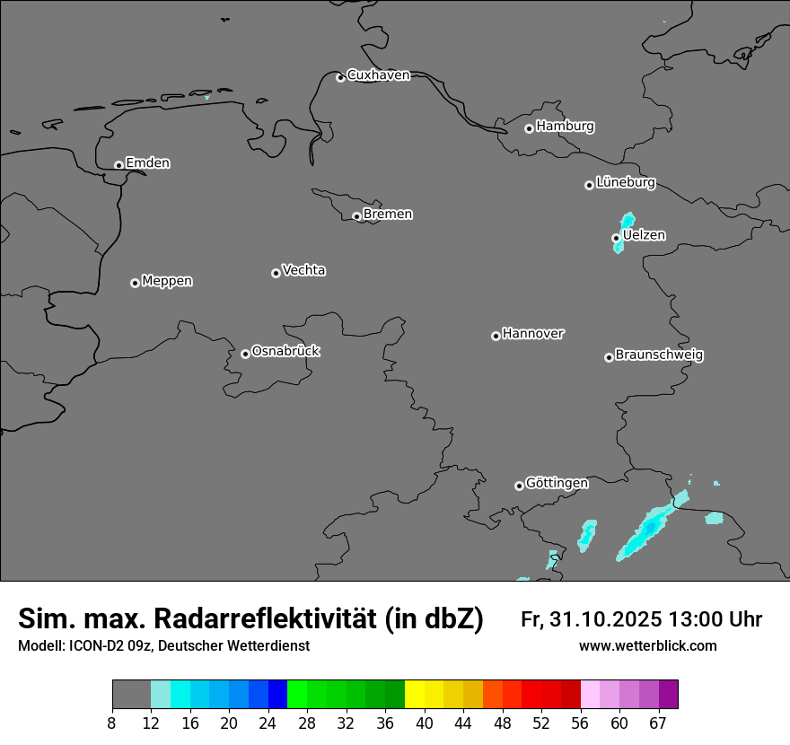 Modellkarten Simuliertes Radarbild Modellkarten Simuliertes Radarbild